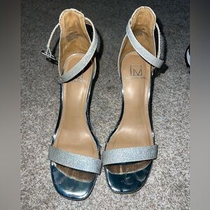 Material Girl Blaire Women's Silver heels